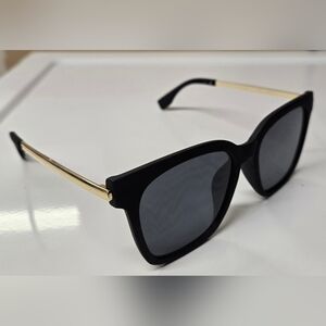 Diff Eyewear Hailey Black & Grey Sunglasses Bifocal Readers Lens Magnifier 1.25